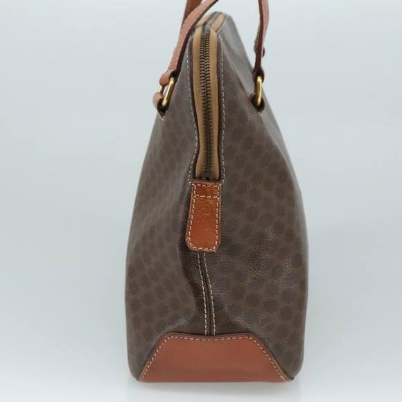 CELINE Macadam Canvas Hand Bag Pvc Leather Brown - Picture 5 of 12